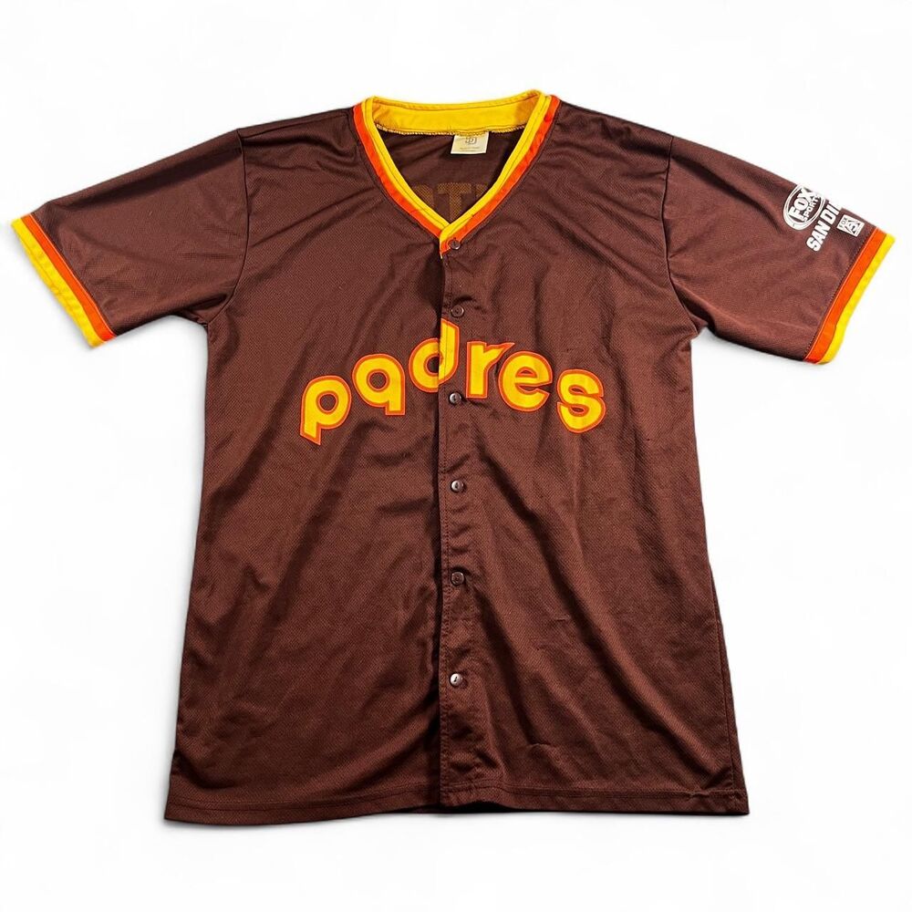 Mlb Men's Brown and Burgundy Jersey
